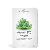 Phytopharma Vitamin D3 Vegan Tablets – plant-based vitamin D supplement (60 pcs)